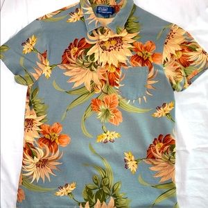 Vintage Polo by Ralph Lauren collard knit shirt